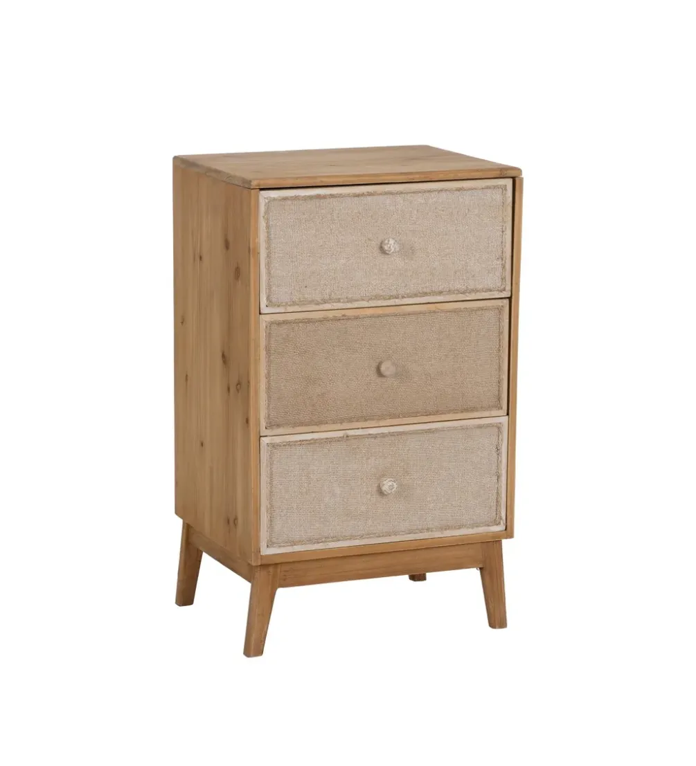 Stolik nocny WARTUM 76 cm naturalny