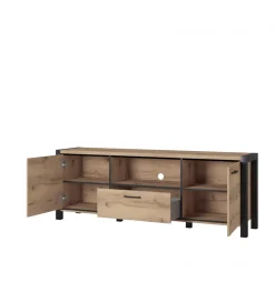 Stolik Pod TV AKTIV 180 cm w optyce dąb Taurus