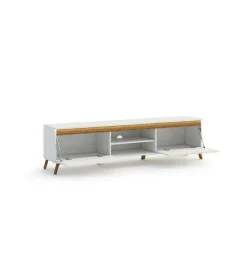 Stolik pod TV ALADYN 200 cm biały