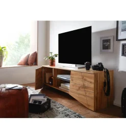 Stolik pod TV ANKONA 160 cm w kolorze dąb