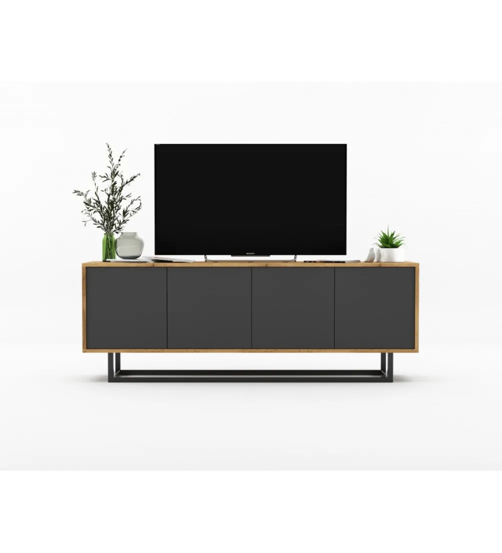 Stolik pod Tv Apollo B 150 cm antracytowy