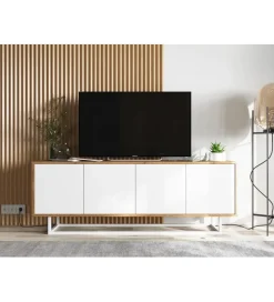 Stolik pod Tv Apollo B 150 cm biały