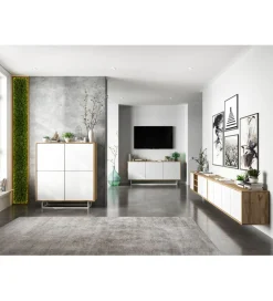 Stolik pod Tv Apollo B II 150 cm biały