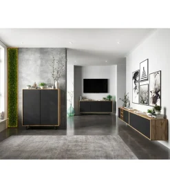 Stolik pod Tv Apollo B III 150 cm antracytowy