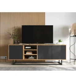 Stolik pod Tv Apollo 150 cm czarny