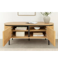 Stolik pod TV ATELIER 120 cm kolor naturalnego dębu