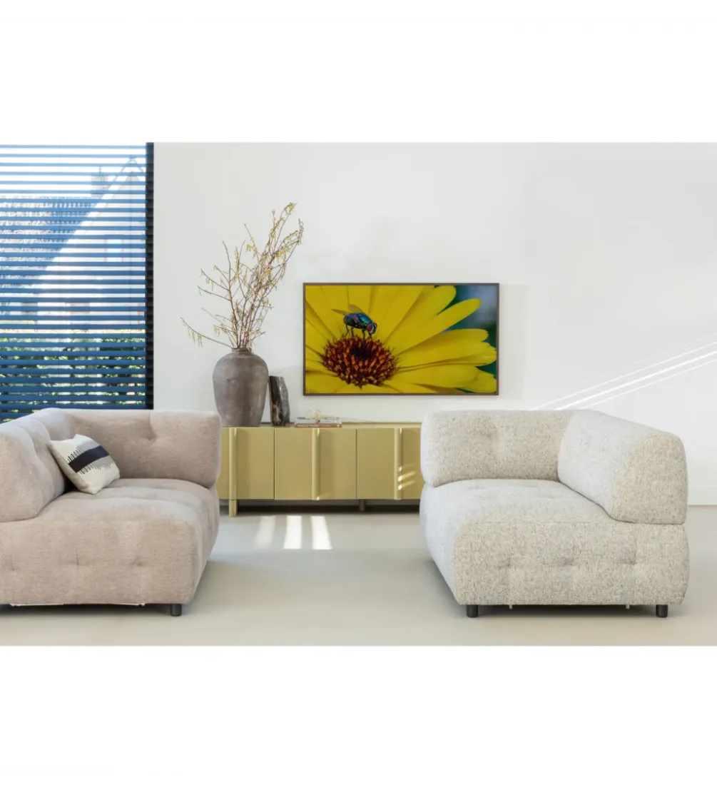 Stolik pod TV BASU 200 cm drewno sosny moss