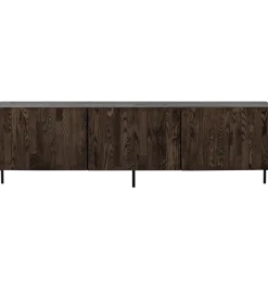 Stolik pod TV BONO 180 cm drewno jesion ciemny brązowy