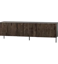Stolik pod TV BONO 180 cm drewno jesion ciemny brązowy