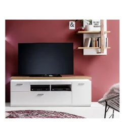 Stolik Pod TV CALI 156 Cm Biały