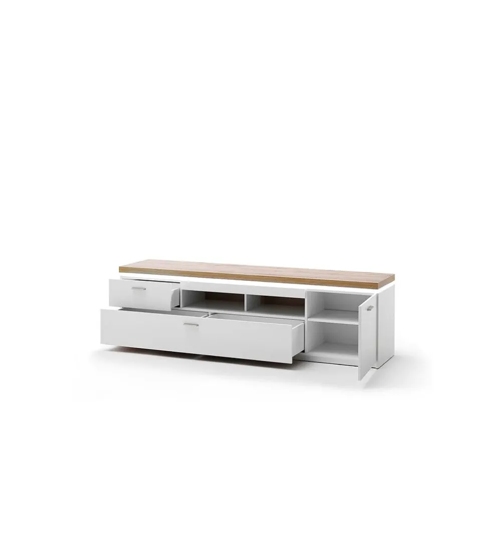 Stolik pod TV CALI 196 cm biały