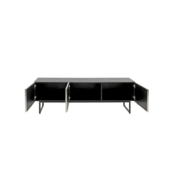Stolik pod TV CARINO 150 cm srebrna