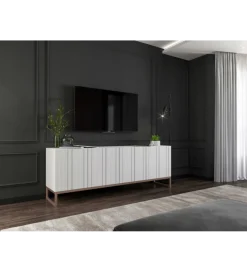Stolik pod Tv ELPIS 150 cm biały