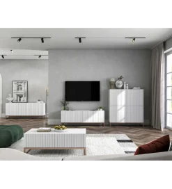 Stolik pod Tv ELPIS 150 cm biały