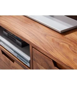 Stolik pod TV FEREZ 135 cm drewno sheesham