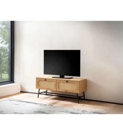 Stolik pod TV FONTA 100 cm w optyce dębu