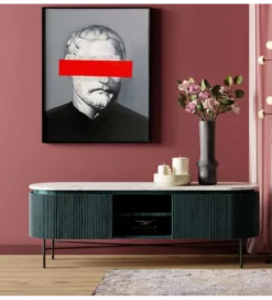 Stolik pod TV Glenn 150 cm antracytowy
