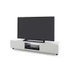 Stolik pod TV JEFF III 140 cm biało czarny