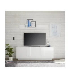 Stolik pod TV JUPITER 182 cm biały