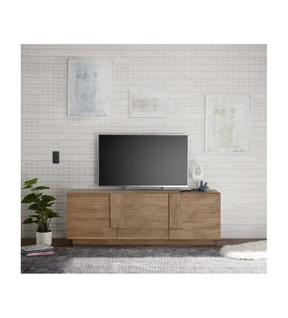 Stolik pod TV JUPITER 182 cm w kolorze dąb Mercure