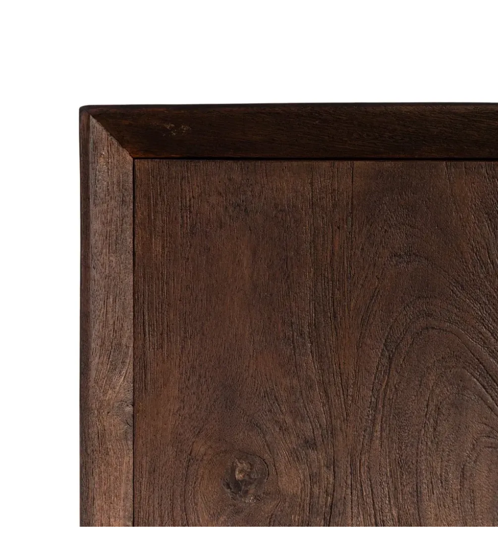 Stolik pod TV KILIAN 200 cm drewno mango brązowa