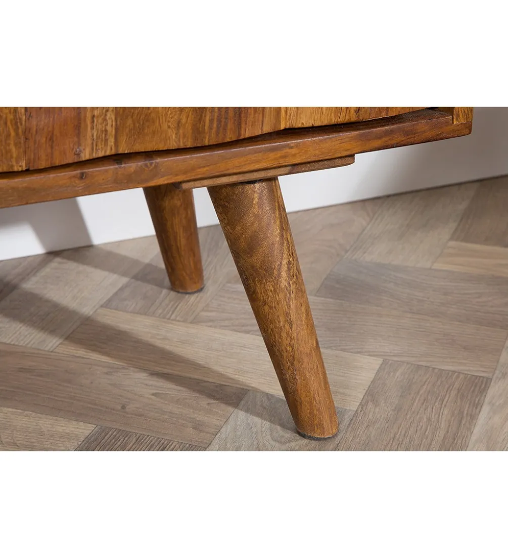Stolik pod TV Komodo Mystic Living 140 cm drewno sheesham