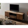 Stolik pod TV LACERTA 145 cm drewno akacja