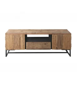 Stolik pod TV LACERTA 145 cm drewno akacja