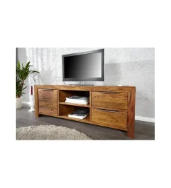 Stolik pod TV LAS Lagos 135 cm drewno sheesham