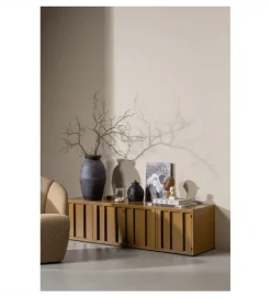 Stolik pod TV LEVEL 160 cm miodowy