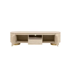 Stolik pod TV LINNEA 160 x 45 cm naturalny