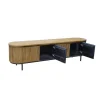 Stolik pod TV LUSAN 210 cm drewno teak