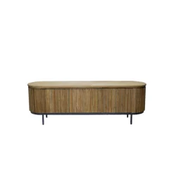 Stolik pod TV LUSAN 170 cm drewno teak