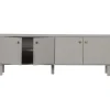 Stolik pod TV MADU 160 cm drewno sosny szary