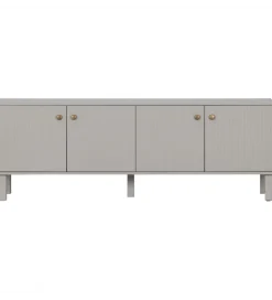 Stolik pod TV MADU 160 cm drewno sosny szary