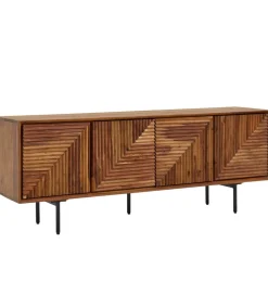 Stolik pod TV MIGUEL 140 cm drewno sheesham