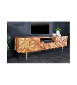 Stolik pod TV MIRANDA 160 cm drewno sheesham
