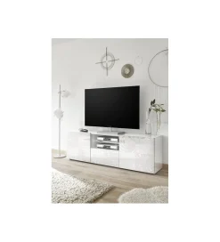 Stolik pod TV MIRO 180 cm biały