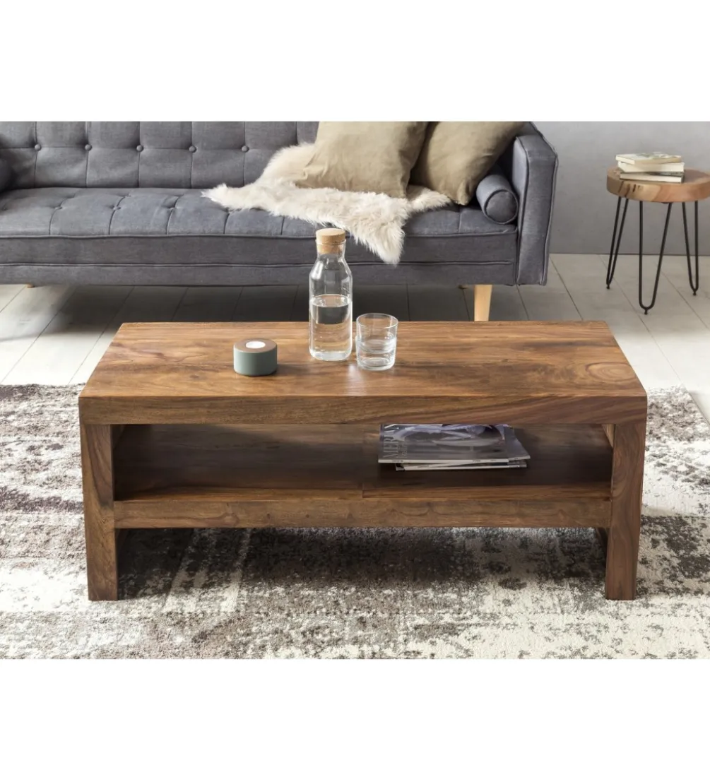 Stolik pod TV MUMBAI 110 cm drewno sheesham