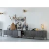 Stolik pod TV NEW GRAVURE 100 cm drewno jesion