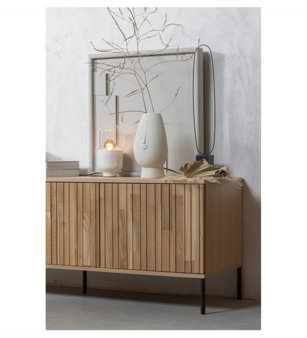 Stolik pod TV NEW GRAVURE 150 cm drewno dębu naturalny