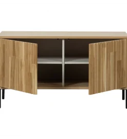 Stolik pod TV NEW GRAVURE 100 cm drewno dębu naturalny