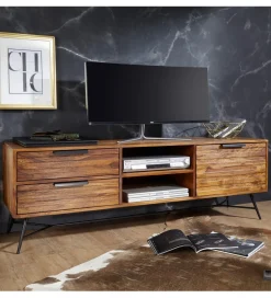 Stolik pod Tv NISHAN 160 cm drewno sheesham
