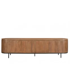 Stolik pod TV NOORK 210 cm drewno mango