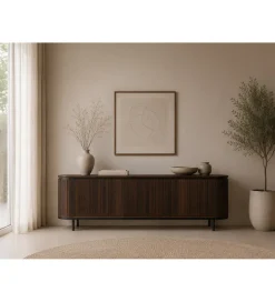 Stolik pod TV NOORK 170 cm w kolorze orzechowym