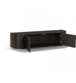 Stolik pod TV NOVERO ZWEVEND 140 cm czarny