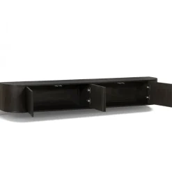 Stolik pod TV NOVERO ZWEVEND 220 cm czarny