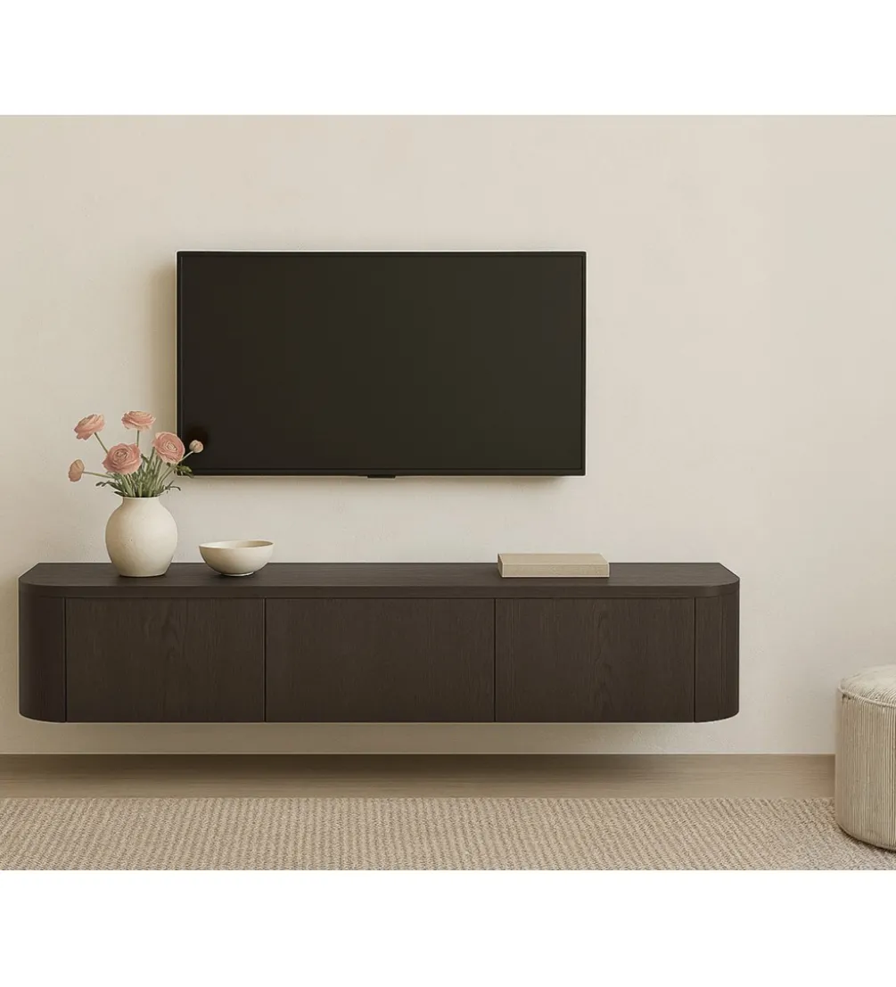 Stolik pod TV NOVERO ZWEVEND 180 cm espresso