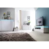 Stolik pod TV OCEAN 175 cm biały z oświetleniem