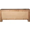 Stolik pod TV OHALDA 140 cm drewno akacja